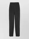 Golden Goose Tailored Black Trousers With Pleated Front In Black