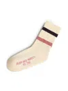 Golden Goose Stripe-detail Socks In Neutrals