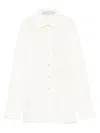 Golden Goose Striped Shirt In White