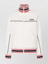 GOLDEN GOOSE STRIPED TIPPING STAND-UP COLLAR JACKET