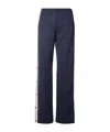 Golden Goose Striped Track Pants In Black