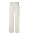 Golden Goose Striped Track Pants In White