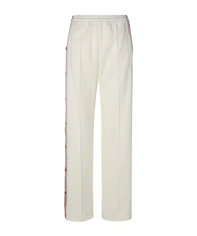 Golden Goose Striped Track Pants In White
