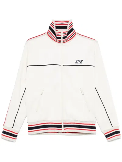 GOLDEN GOOSE STRIPED-TRIM JACKET
