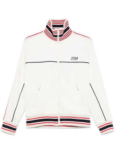 GOLDEN GOOSE GOLDEN GOOSE STRIPED-TRIM JACKET