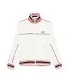 Golden Goose Track Sweatshirt With Contrasting Hem Edges In White