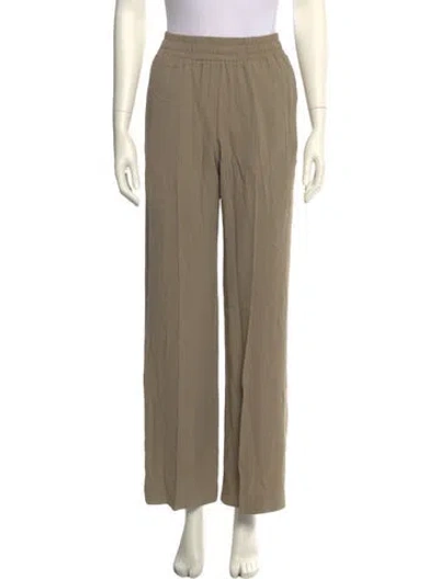Pre-owned Golden Goose Striped Wide Leg Pants In Neutral