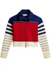 Golden Goose Long-sleeved Sweater Coat In Red