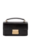 Golden Goose 'venezia' Black Hangbag With Adjustable And Removable Shoulder Strap And Clasp Closure In Black