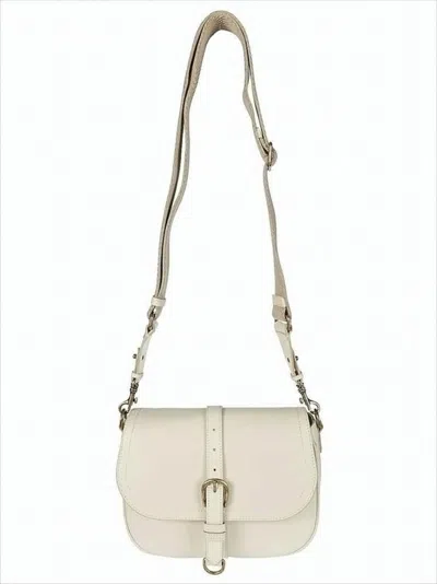 Golden Goose Structured Rectangle Shoulder Bag In Neutral