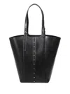 Golden Goose Structured Vintage Tote Bag With Decorative Studs In Black