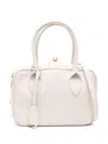 Golden Goose Structured White Goat Leather Bag