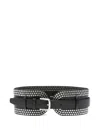 Golden Goose Adjustable Waist Belt In Black