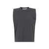 Golden Goose Deluxe Brand Studded Sleeveless T In Grigio