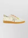 Golden Goose Stylish Low-top Sneakers Dual-color Laces In White