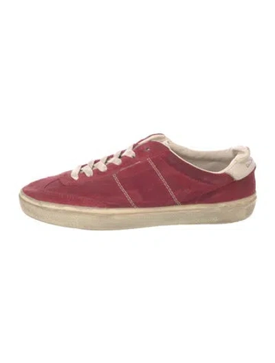 Pre-owned Golden Goose Suede Colorblock Pattern Sneakers
