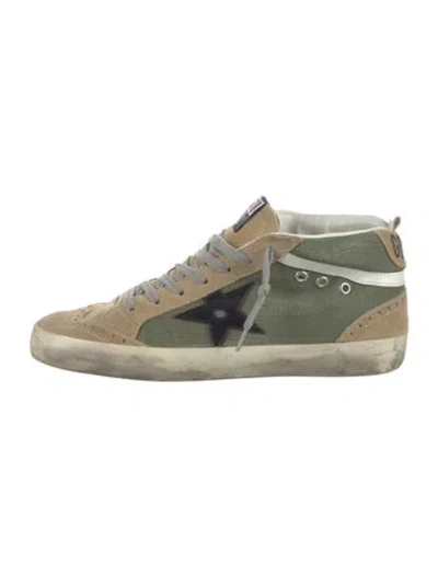Pre-owned Golden Goose Suede Colorblock Pattern Sneakers In Multi