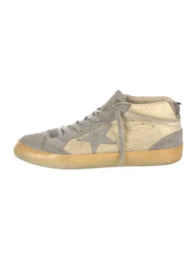 Pre-owned Golden Goose Suede Colorblock Pattern Sneakers In Neutrals