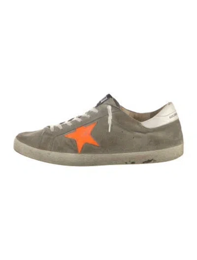 Pre-owned Golden Goose Suede Distressed Accents Oxfords In Neutrals