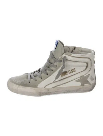 Pre-owned Golden Goose Suede Distressed Accents Wedge Sneakers In Multi