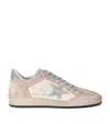 Golden Goose Ball Star Double Quarter Sneakers In Nude