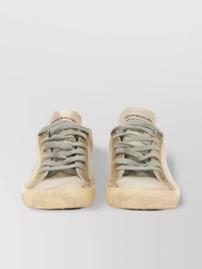 Golden Goose Suede Finish Perforated Side Sneakers
