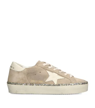 Golden Goose Suede Hi Star Low-top Sneakers In Beige