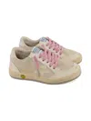 Golden Goose Suede Lace-up Sneakers In Neutral