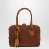 Golden Goose Suede Leather Bag In Leather Color Women In Brown
