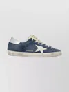 Golden Goose Super-star Suede Upper And Toe Foam In Blue