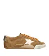 Golden Goose Suede-leather True Star Sneakers In Brown