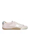 Golden Goose Suede-leather True Star Sneakers In Pink