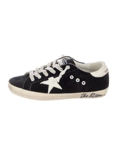 Pre-owned Golden Goose Suede Printed Sneakers In Multi