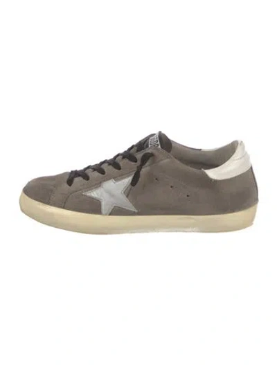 Pre-owned Golden Goose Suede Printed Sneakers In Multi