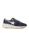 Golden Goose Black Suede Sneakers With Signature Star Accent In Black