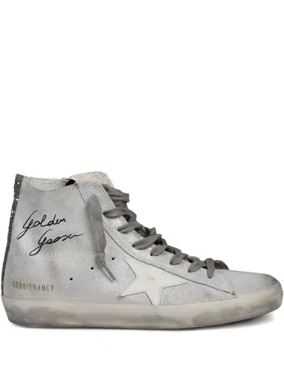 Golden Goose Suede Sneakers In Gray