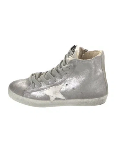 Pre-owned Golden Goose Suede Sneakers