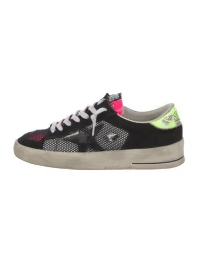 Pre-owned Golden Goose Suede Sneakers In Black