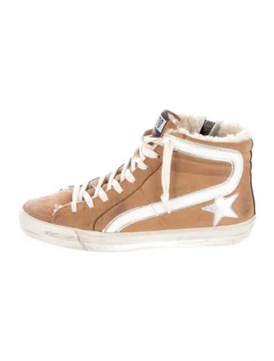 Pre-owned Golden Goose Suede Sneakers In Brown