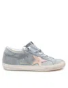 Golden Goose Grey Suede Super-star Low-top Sneaker In Grey
