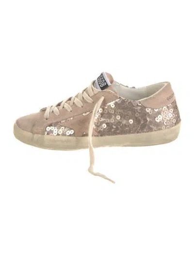 Pre-owned Golden Goose Suede Sneakers In Neutral