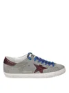 Golden Goose Super-star Suede Upper And Toe Leather Star And He In Green