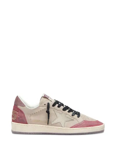 Golden Goose Suede Star Sneakers In Neutral