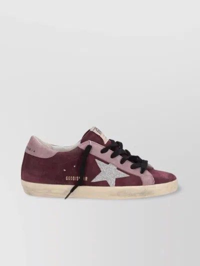 GOLDEN GOOSE SUEDE STAR SNEAKERS SWAROVSKI DETAIL