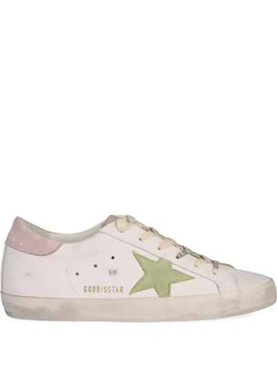 GOLDEN GOOSE SUEDE STAR SUPER STAR TRAINERS