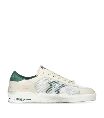 Golden Goose Suede Stardan Sneakers In Green