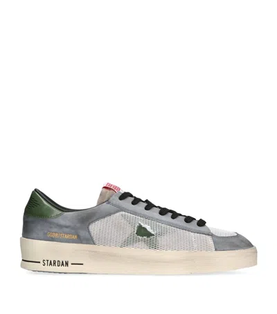 Golden Goose Suede Stardan Sneakers In Gray