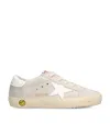 Golden Goose Super-star Suede Sneakers In Neutral