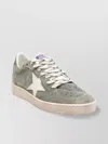 Golden Goose Suede Upper Sneakers With Leather Star And Heel In Green