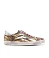Golden Goose Super-star Camouflage-print Sneakers In White